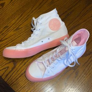 Converse Pink All Star High Top Sneakers